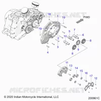 MOTOR, CAM SHAFTS AND GEARS