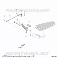 ANTRIEB, SHIFT PEDAL AND SHIFT LINKAGE
