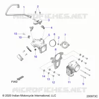 KRAFTSTOFFSYSTEM, FUEL CLAM SHELL/THROTTLE BODY