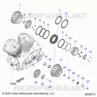 ANTRIEB, CLUTCH AND PRIMARY DRIVE