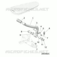 BREMSES, BREMSE PEDAL