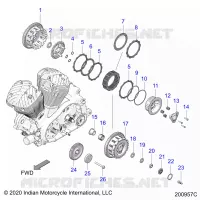 ANTRIEB, CLUTCH AND PRIMARY DRIVE
