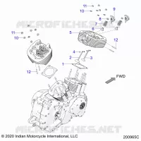 ENGINE, ZYLINDERKOPF ASM.