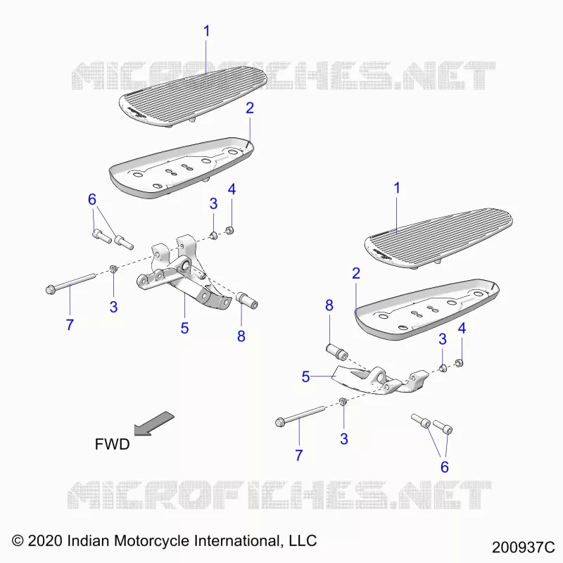 CHASSIS, FLOORBOARD, DRIVER