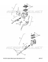 BREMSES, MASTER CYL., FRONT AND REAR