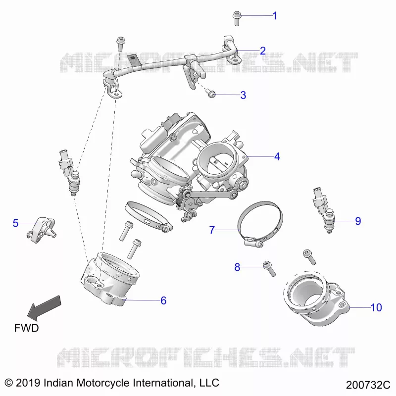 KRAFTSTOFFSYSTEM, FUEL RAIL/THROTTLE BODY