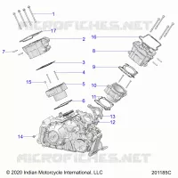 ENGINE, CYLINDER AND ZYLINDERKOPF MNTG.