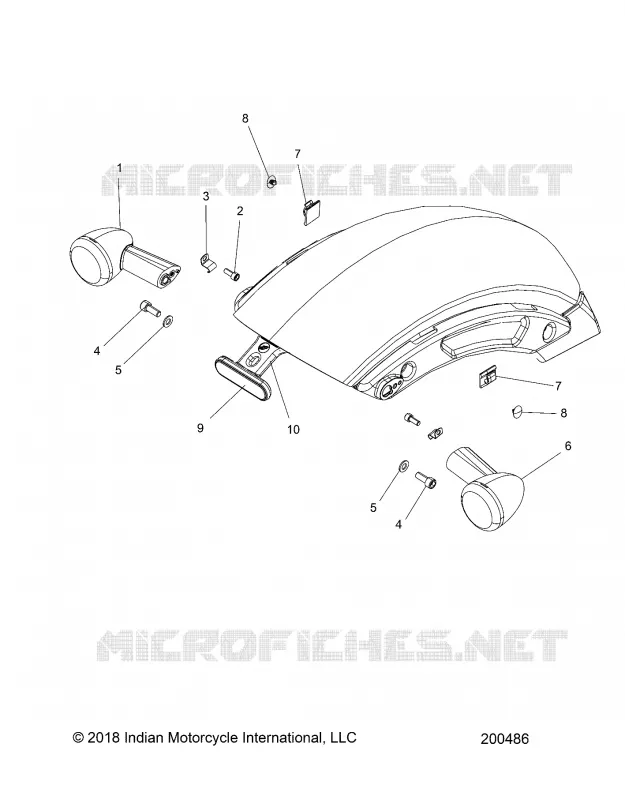 ELEKTRIC, REAR TURN SIGNALS AND REFLECTOR