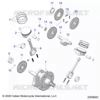 ENGINE, PISTON AND KURBELWELLE