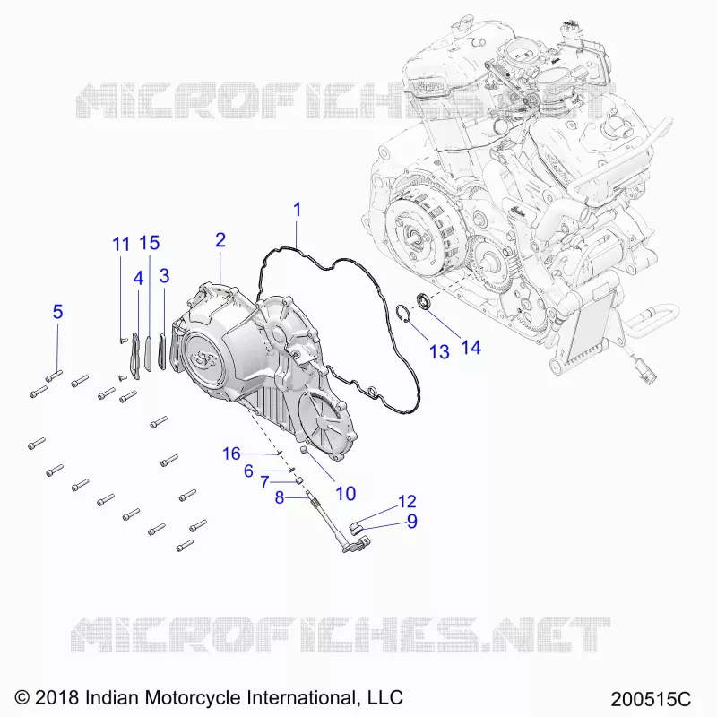 ENGINE, PRIMARY & CLUTCH COVER
