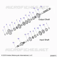 ANTRIEB, INPUT/OUTPUT SHAFT ASM.