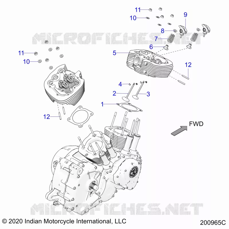 ENGINE, ZYLINDERKOPF ASM.