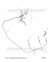 KONTROLLEN, CLUTCH LEVER ASM. AND CABLE