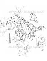 CHASSIS, RAHMEN AND SIDESTAND