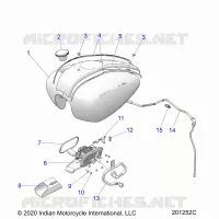 KRAFTSTOFFSYSTEM, FUEL TANK ASM.